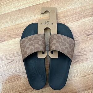 Coach Women's Udele Sport Slides in Signature Canvas